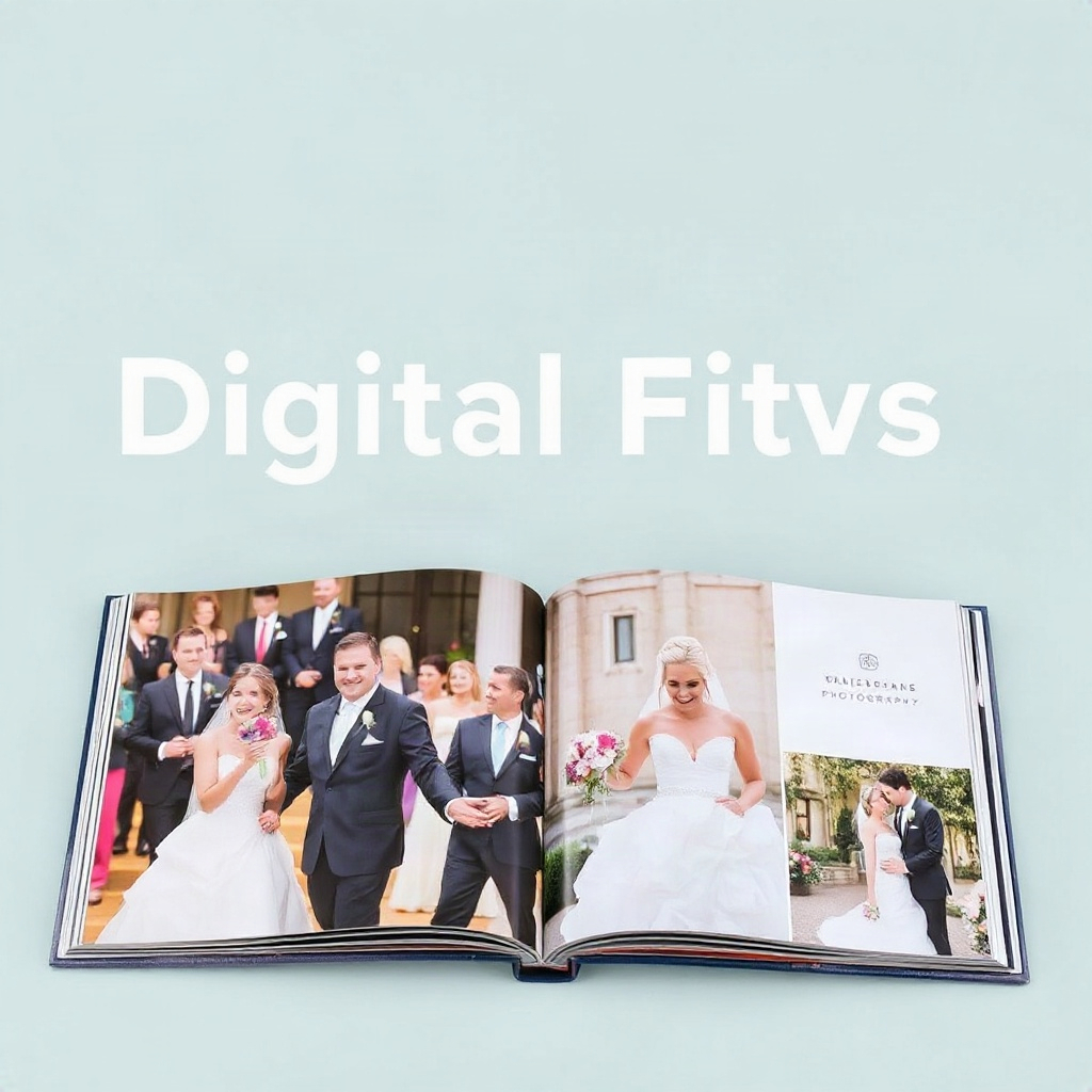 What's the difference between digital files and printed albums?